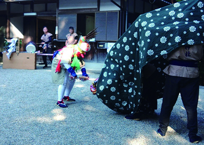 厳かに黒瀧神社例大祭開催の画像