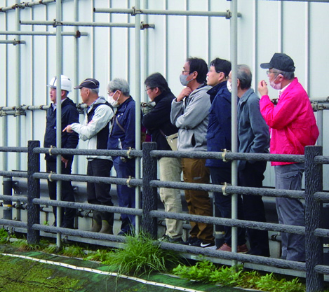 地元治田地区役員の方々による視察会の画像